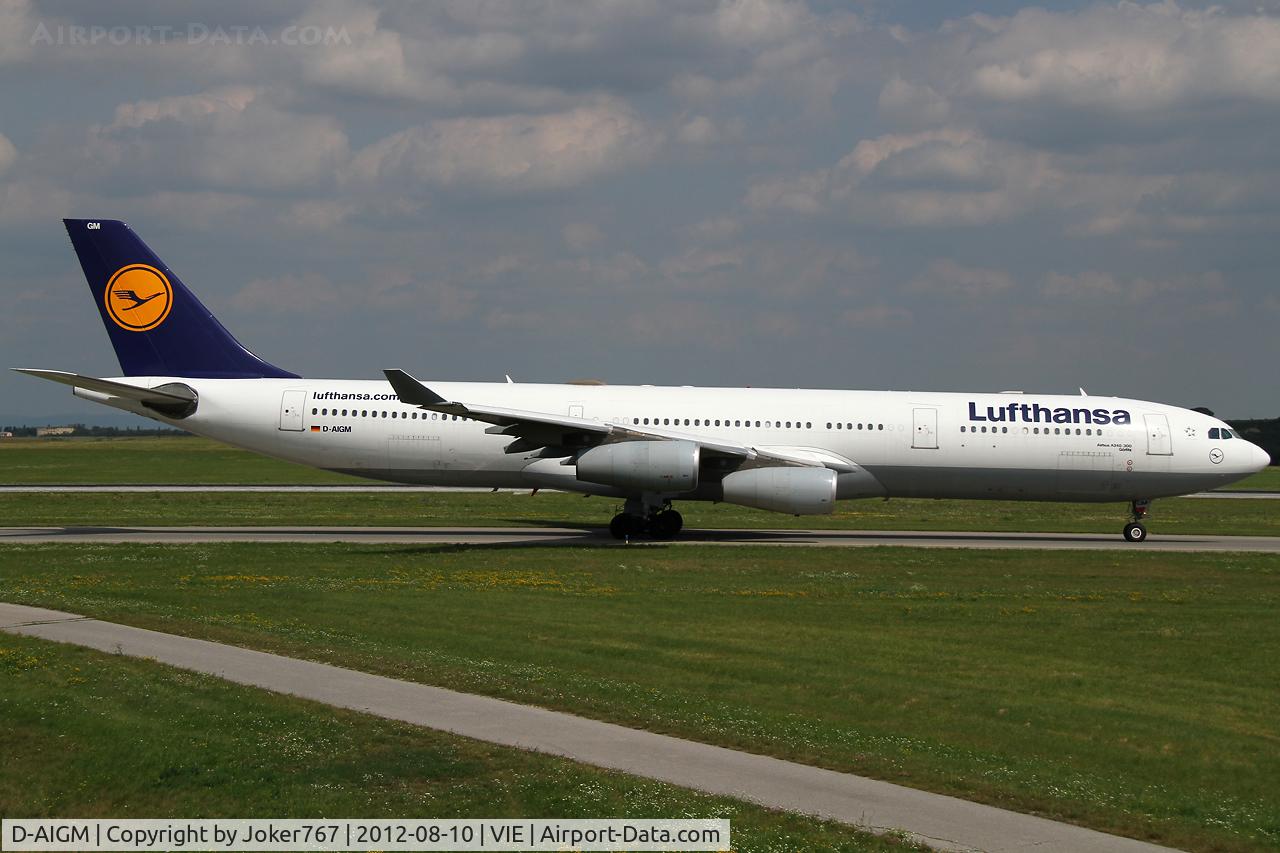 D-AIGM, 1997 Airbus A340-313 C/N 158, Lufthansa