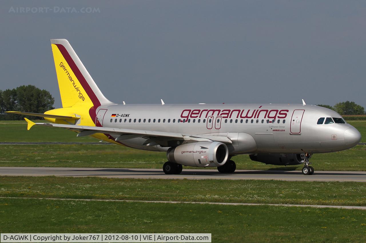 D-AGWK, 2008 Airbus A319-132 C/N 3500, Germanwings