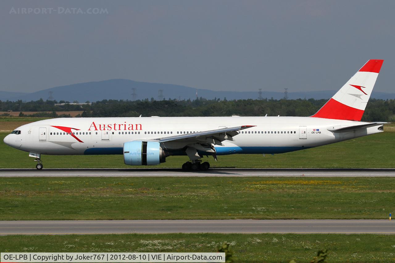 OE-LPB, 1998 Boeing 777-2Z9/ER C/N 28699, Austrian Airlines