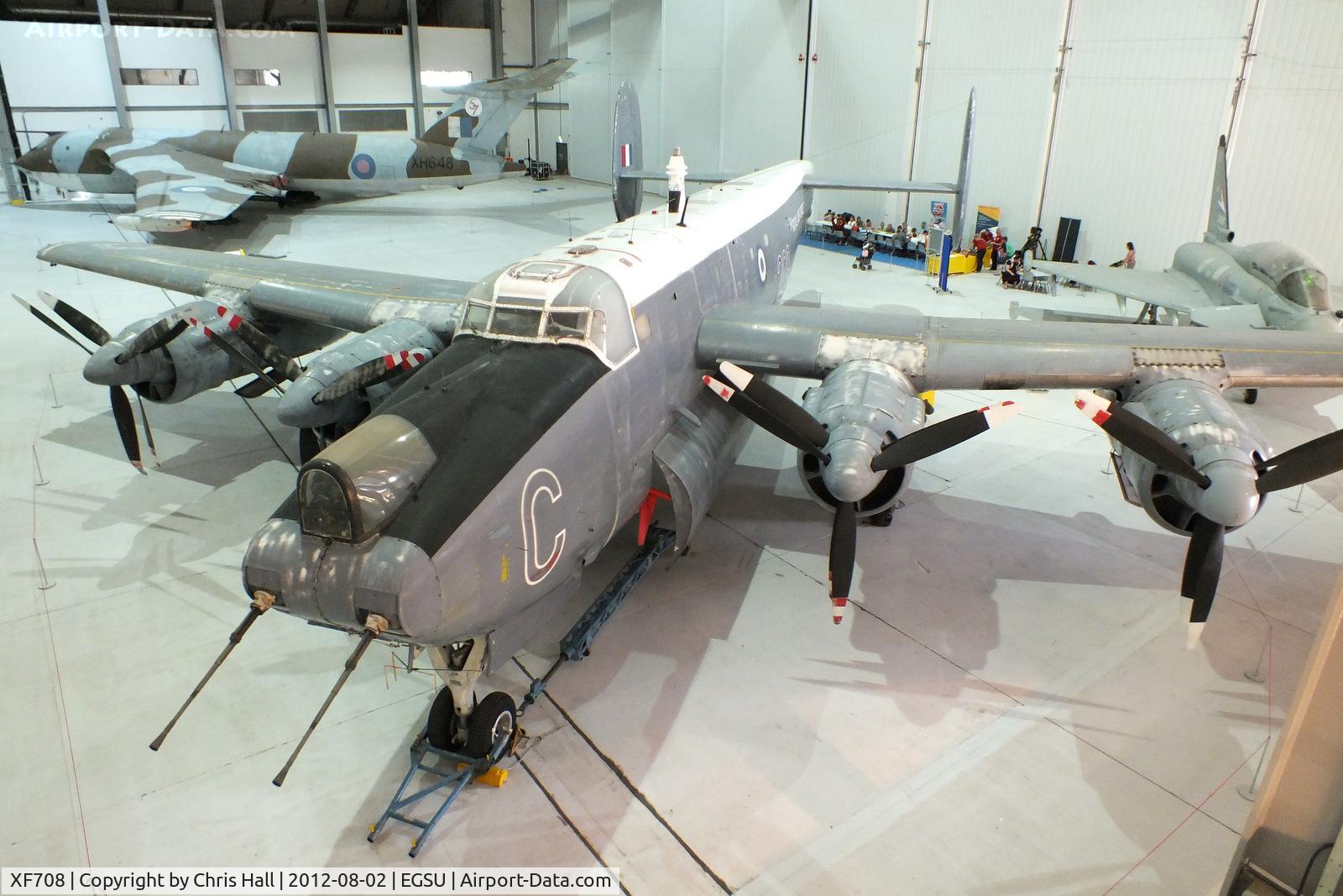 XF708, Avro 716 Shackleton MR.3/3 C/N Not found XF708, Preserved at the IWM Duxford in 203 Squadron markings
