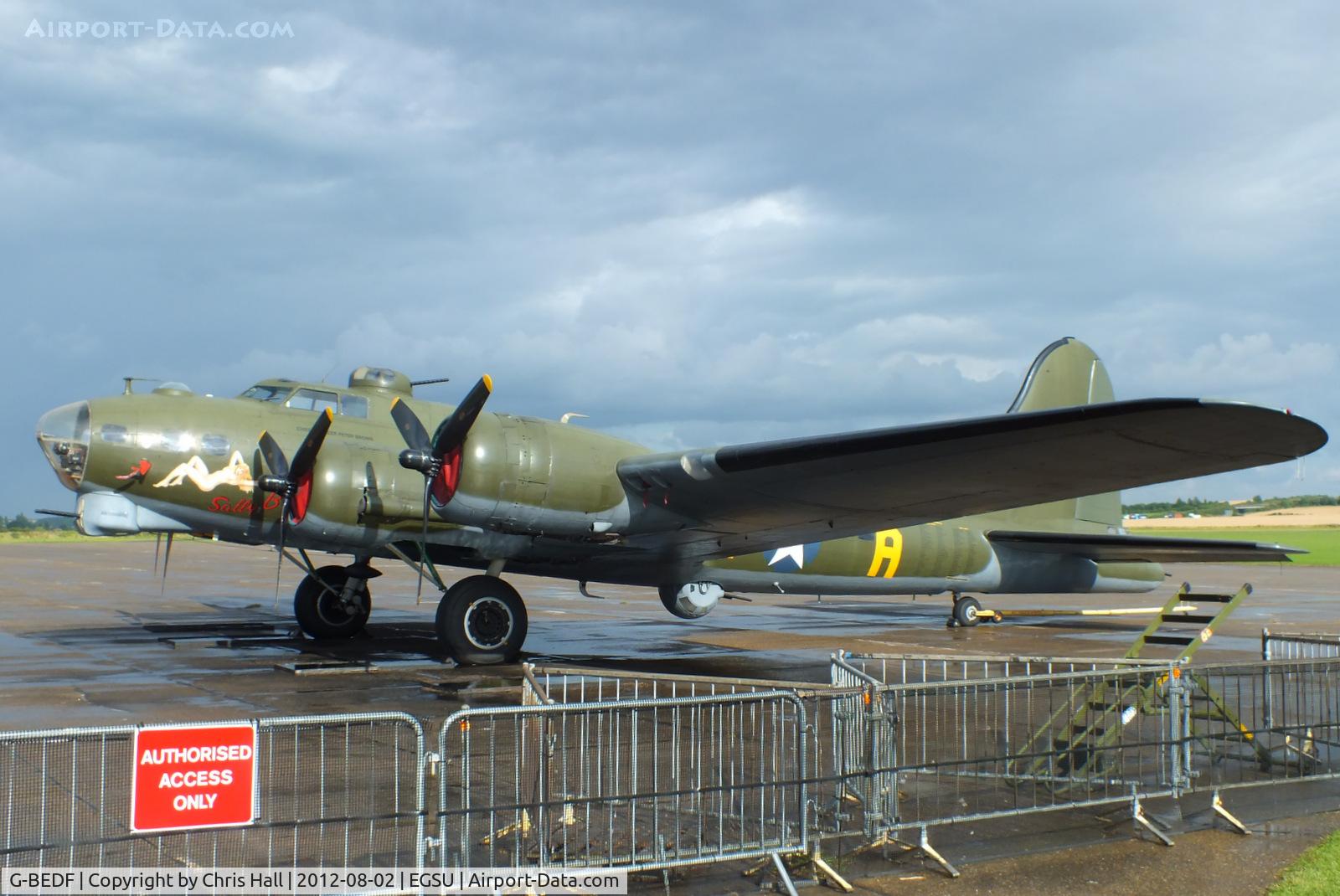 G-BEDF, 1944 Boeing B-17G Flying Fortress C/N 8693, Memphis Belle / Sally B