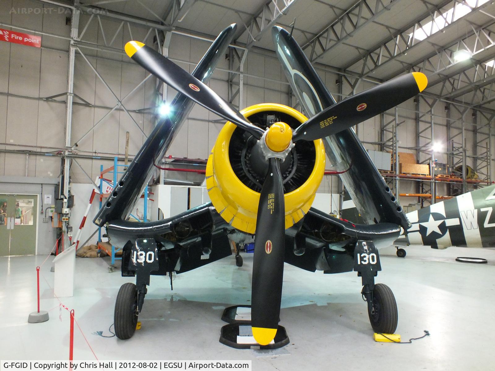 G-FGID, 1945 Goodyear FG-1D Corsair C/N 3111, This aircraft saw combat in the Pacific during World War Two and is now owned by The Fighter Collection
