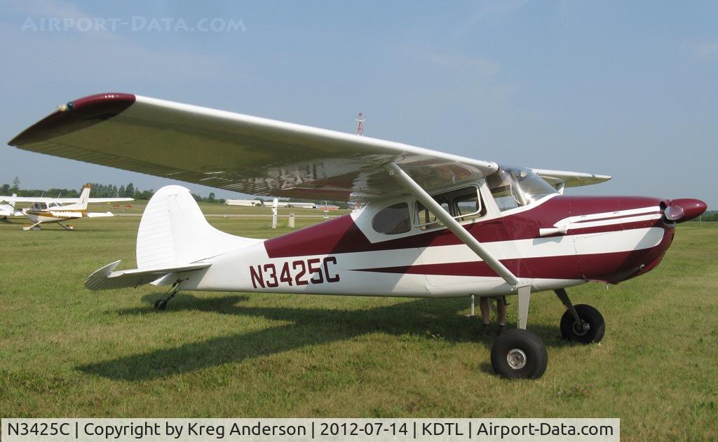 N3425C, 1954 Cessna 170B C/N 26468, 2012 Detroit Lakes Water Carnival Fly-in