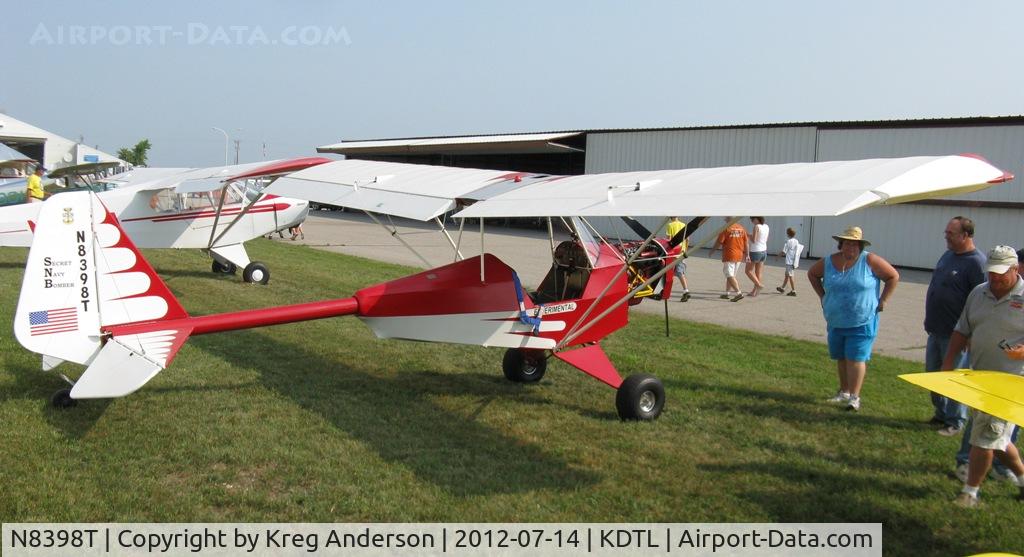 N8398T, Kiebke Theodore M SNB C/N 001, 2012 Detroit Lakes Water Carnival Fly-in