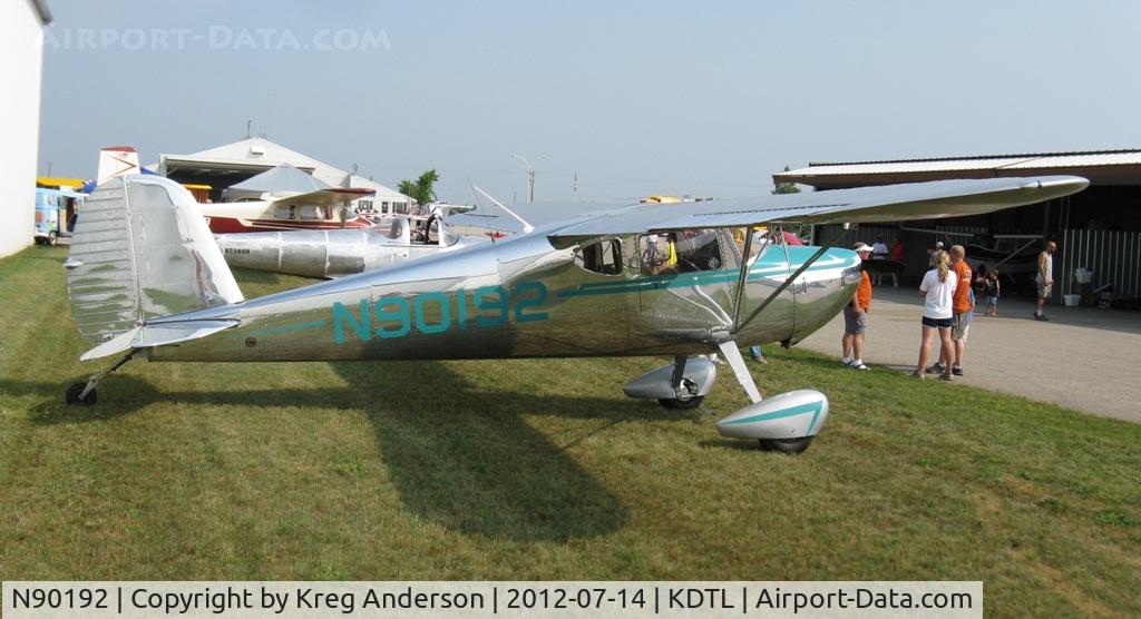 N90192, 1946 Cessna 140 C/N 9257, 2012 Detroit Lakes Water Carnival Fly-in