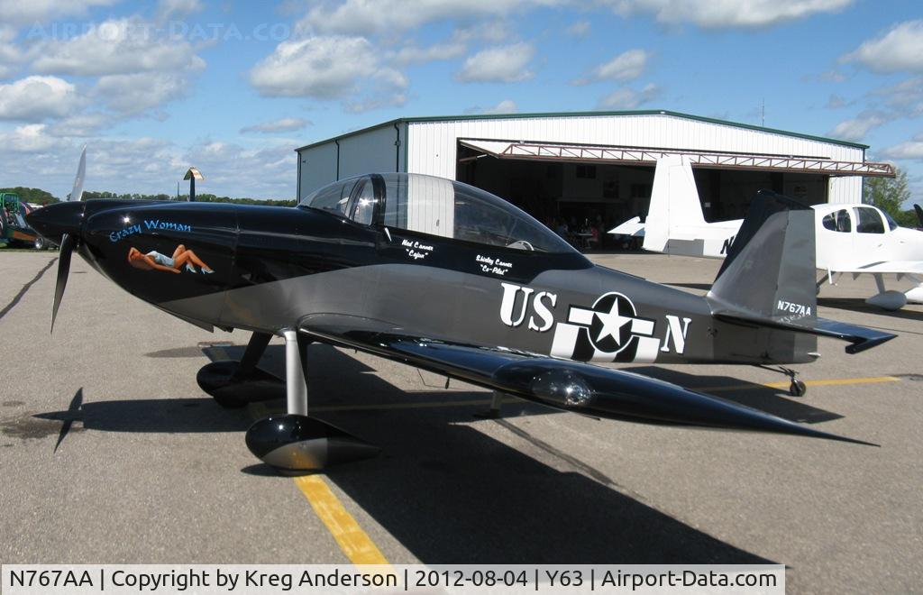 N767AA, 2006 Vans RV-8 C/N 82226, 2012 Lakes Area Pilots Assc. Fly-in