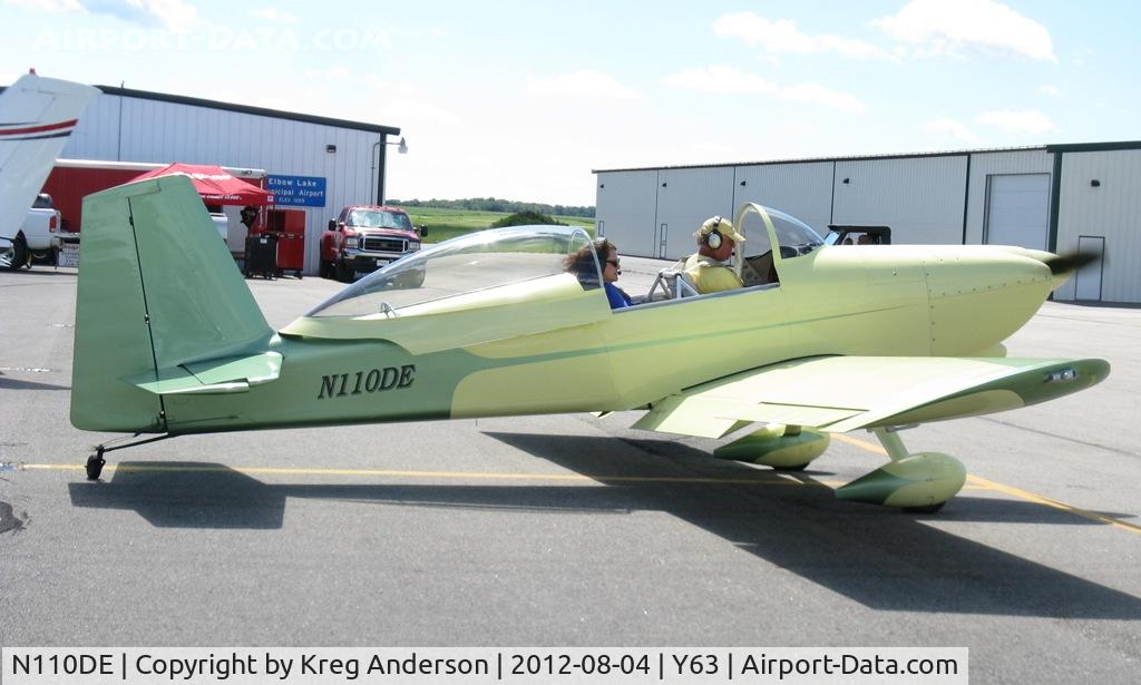 N110DE, 2006 Vans RV-8 C/N 81419, 2012 Lakes Area Pilots Assc. Fly-in