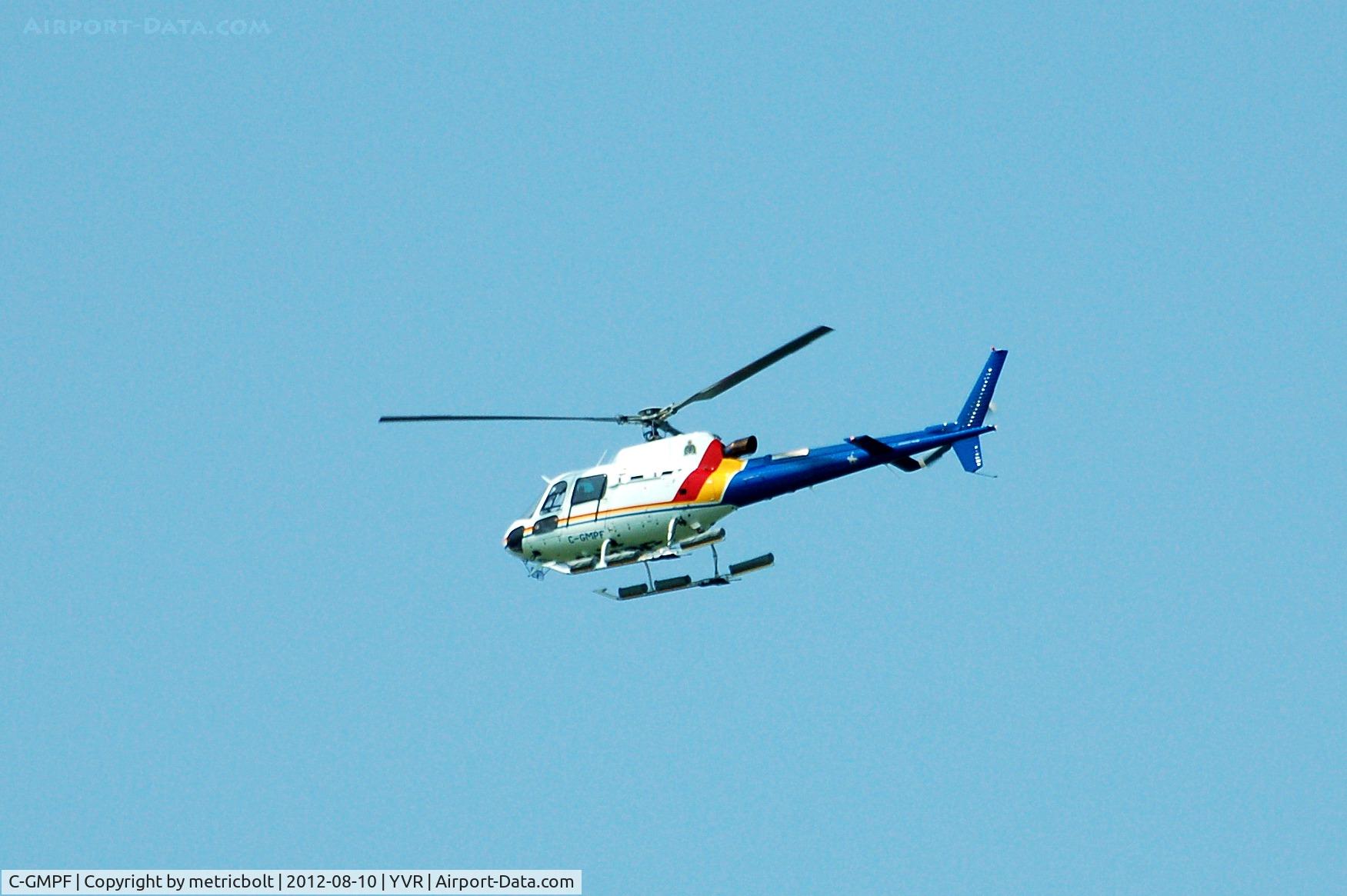 C-GMPF, 2007 Aérospatiale AS-350B-3 Ecureuil C/N 4229, RCMP helicopter