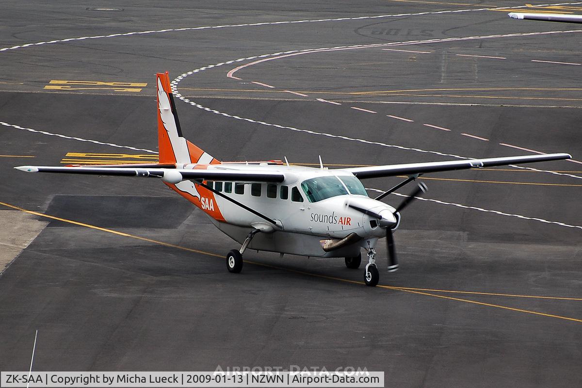 ZK-SAA, Cessna 208B Grand Caravan C/N 208B0862, At Wellington