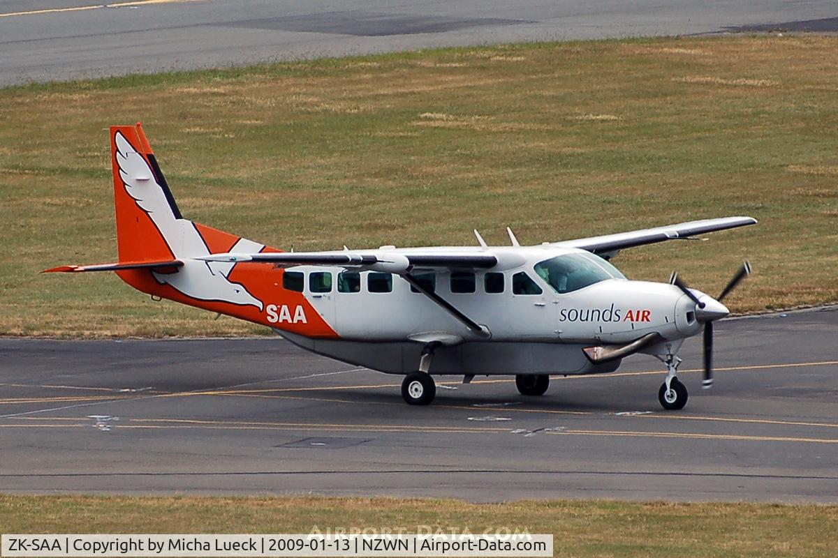 ZK-SAA, Cessna 208B Grand Caravan C/N 208B0862, At Wellington
