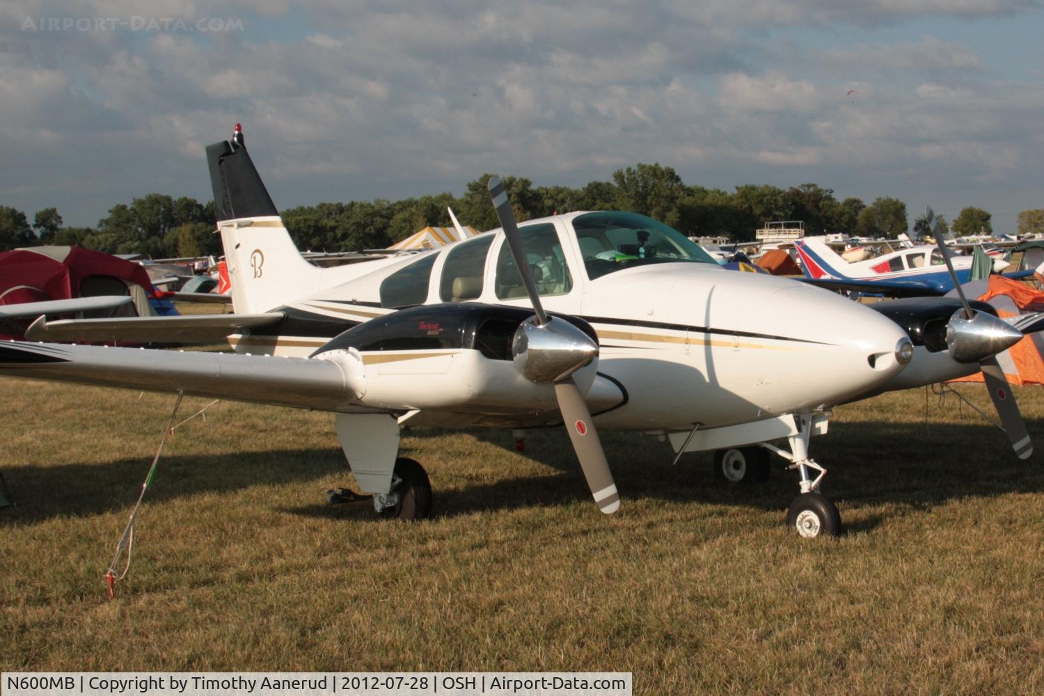 N600MB, 1968 Beech 95-B55 (T42A) Baron C/N TC-1184, 1968 Beech 95-B55 (T42A), c/n: TC-1184