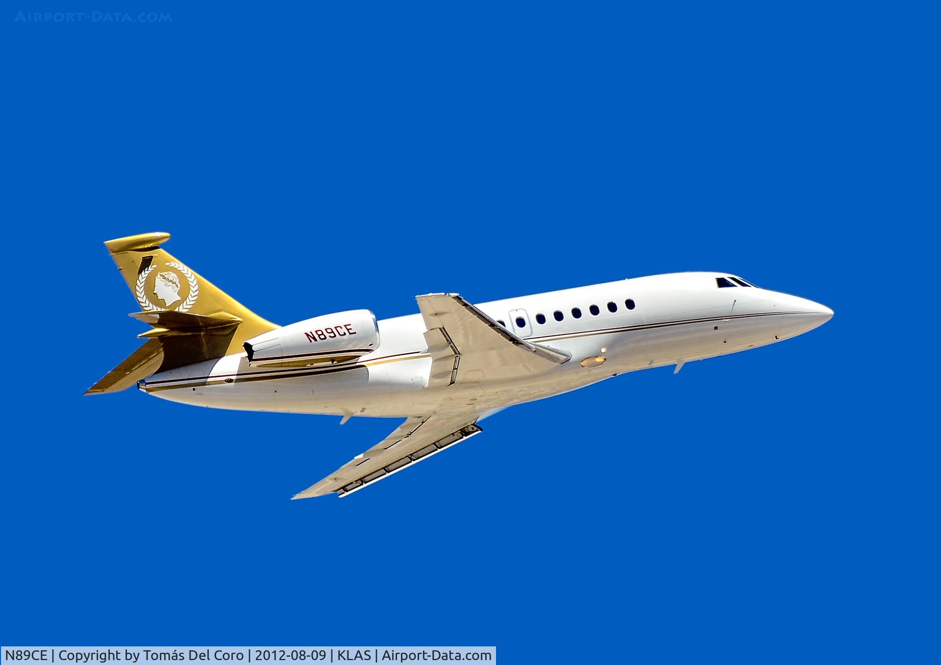 N89CE, 2006 Dassault Falcon 2000EX C/N 81, N89CE 2006 Dassault Falcon 2000EX C/N 81

Caesars Entertainment Operating Co Inc

Las Vegas - McCarran International (LAS / KLAS)
USA - Nevada, August 9, 2012
Photo: Tomás Del Coro