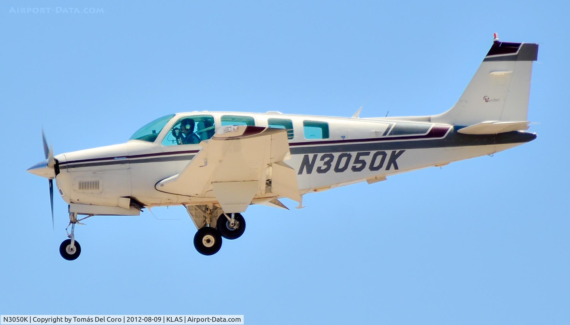 N3050K, 1987 Beech A36 Bonanza 36 C/N E-2364, N3050K 1987 Beech A36 Bonanza 36 C/N E-2364

Las Vegas - McCarran International (LAS / KLAS)
USA - Nevada, August 9, 2012
Photo: Tomás Del Coro