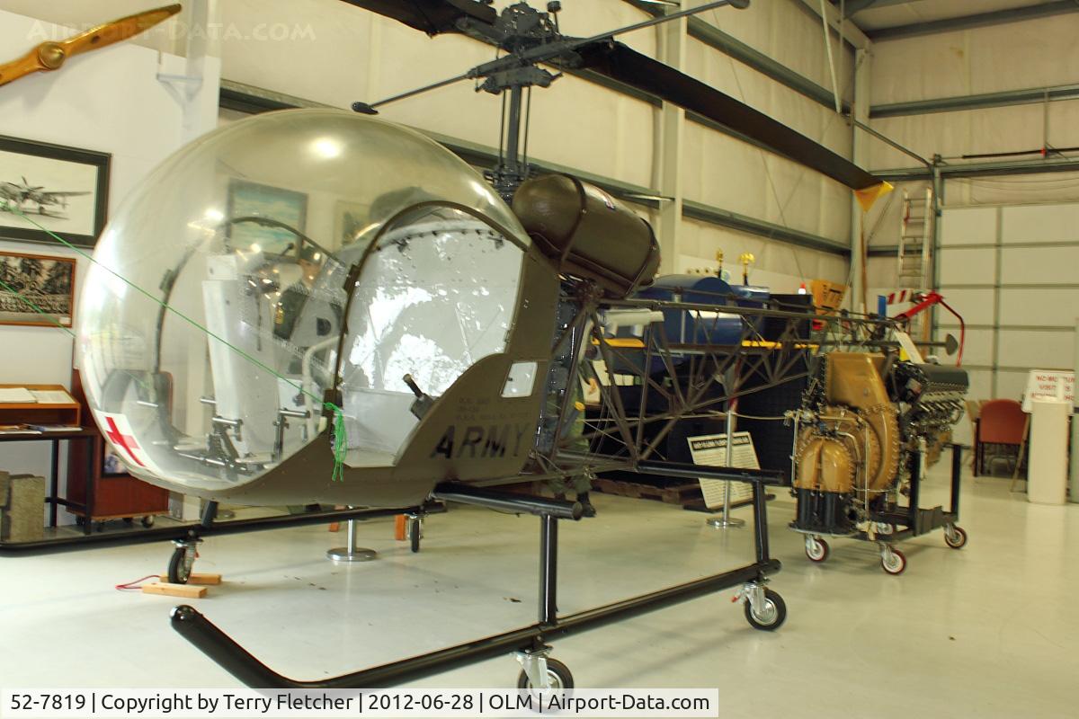 52-7819, 1952 Bell OH-13G Sioux C/N 1046, 1952 Bell OH-13G Sioux, c/n: 1046 at Olympia Flight Museum