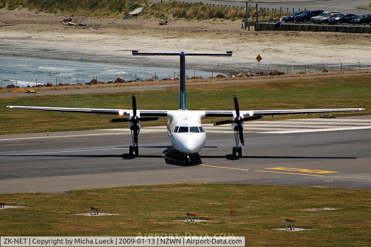 ZK-NET, 2007 De Havilland Canada DHC-8-311 Dash 8 C/N 642, At Wellington