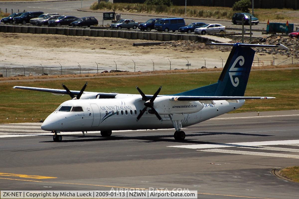 ZK-NET, 2007 De Havilland Canada DHC-8-311 Dash 8 C/N 642, At Wellington