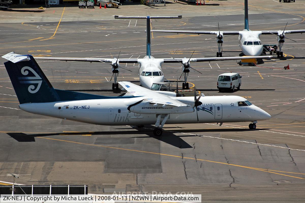 ZK-NEJ, 2006 De Havilland Canada DHC-8-311 Dash 8 C/N 625, Q300 line-up