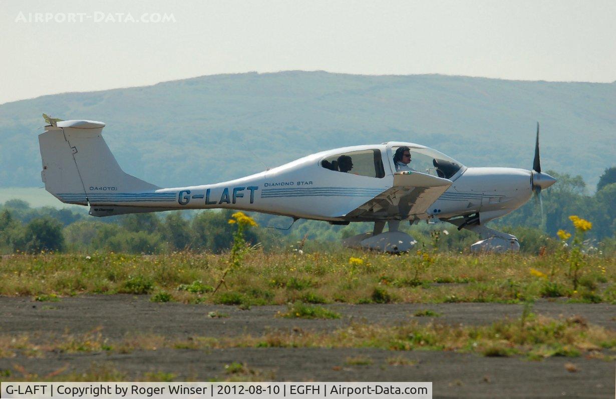 G-LAFT, 2006 Diamond DA-40D Diamond Star C/N D4.193, Visiting DA40 TDI Diamond Star operated by Atlantic Flight Training.