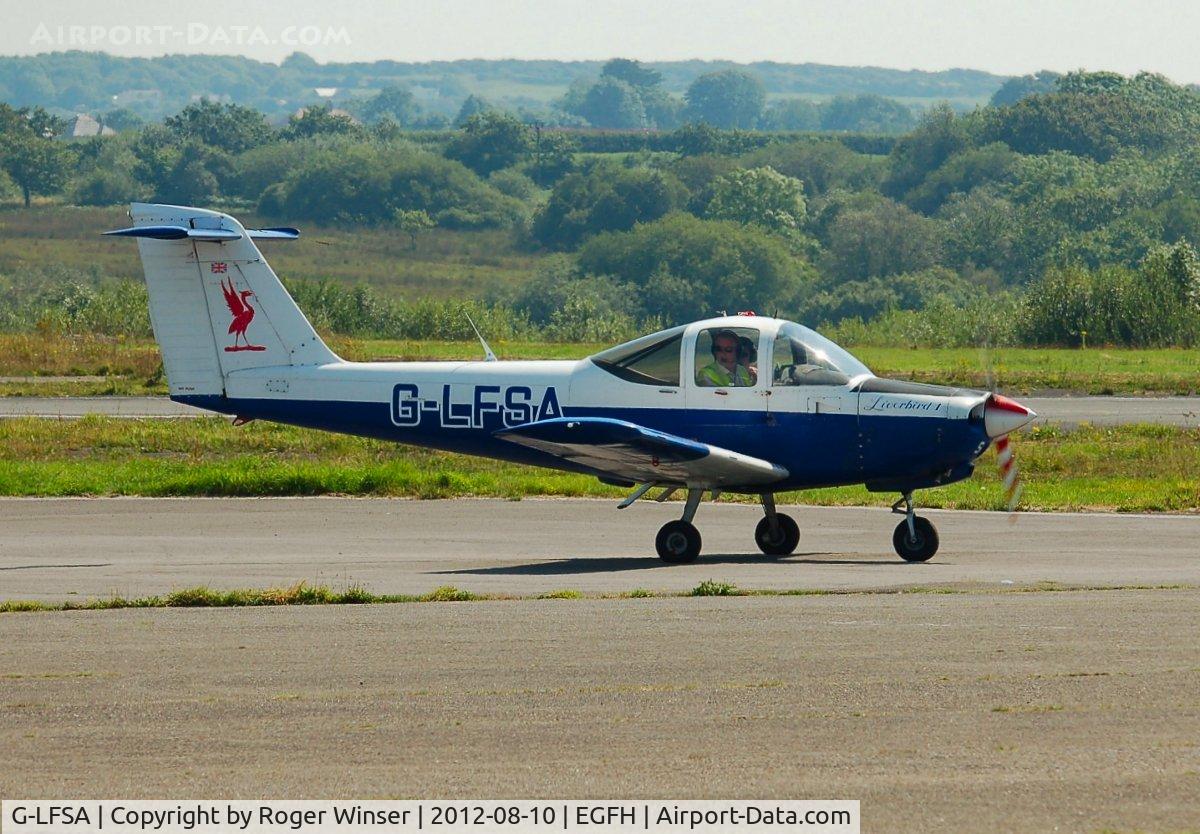 G-LFSA, 1978 Piper PA-38-112 Tomahawk Tomahawk C/N 38-78A0430, Visiting Piper Tomahawk operated by Liverpool Flying School as Liverbird 1.