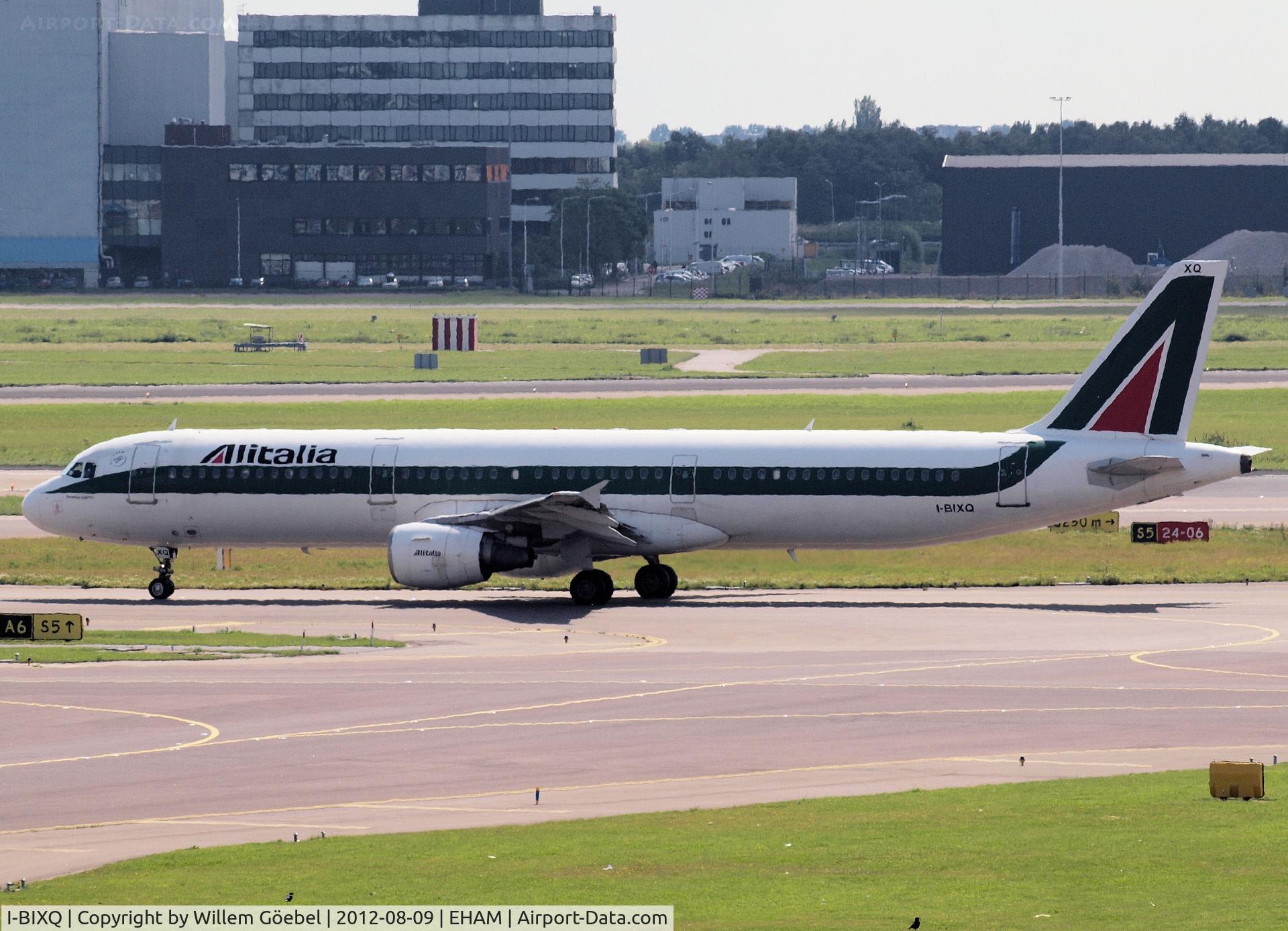 I-BIXQ, 1996 Airbus A321-112 C/N 586, Taxi to the runway of Schiphol Airport