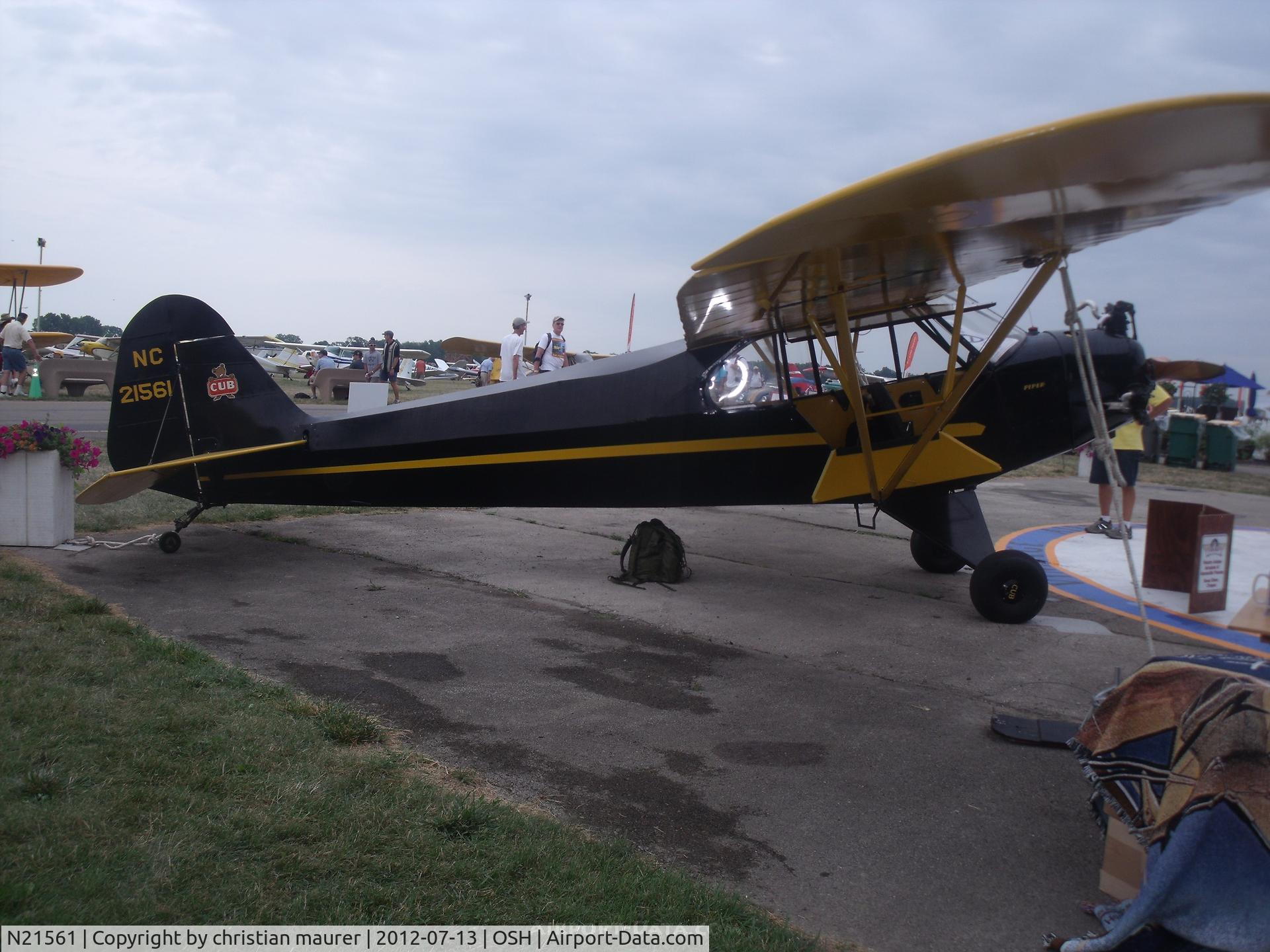 N21561, 1938 Piper J3P C/N 2474, piper cub