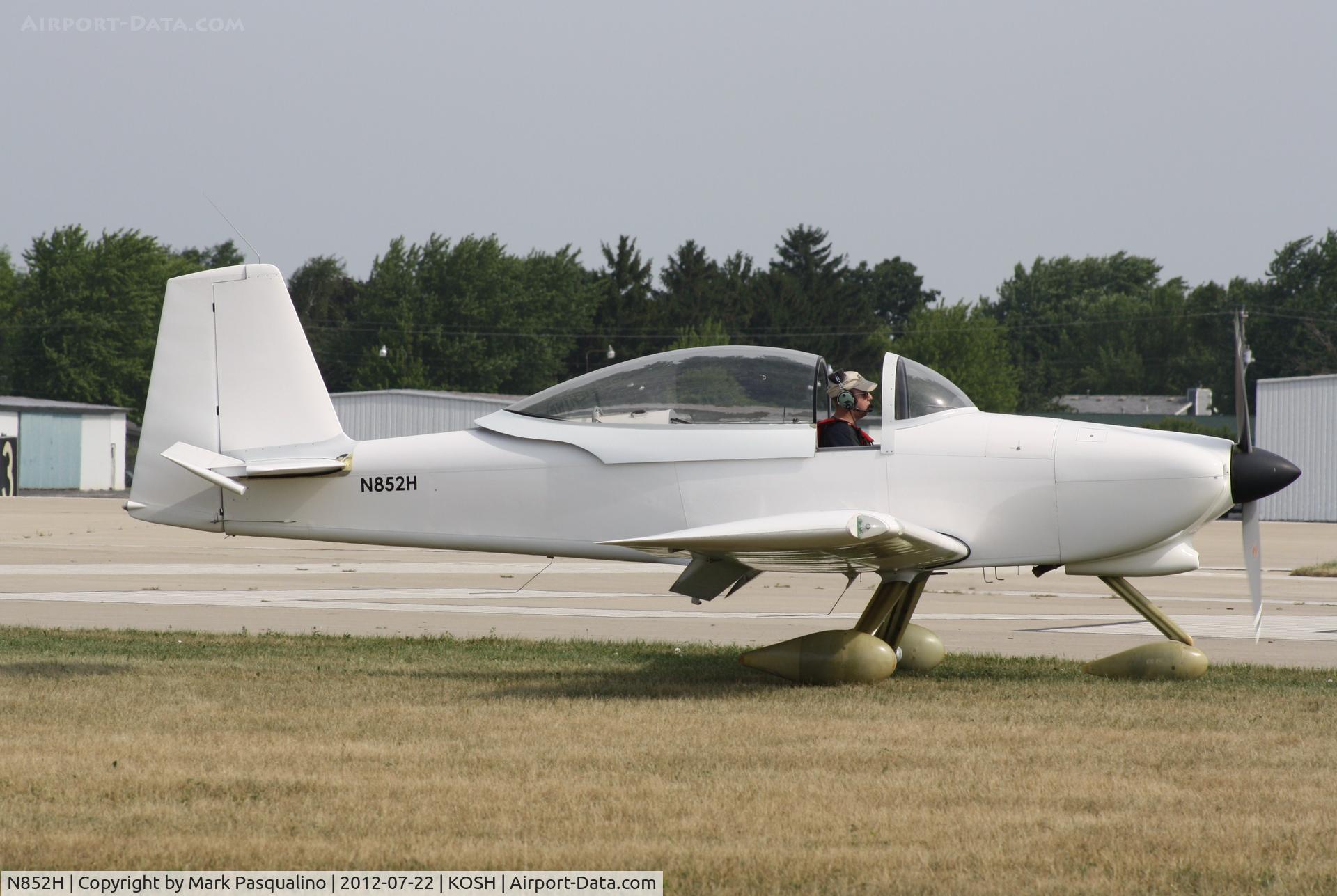 N852H, Vans RV-8A C/N 81985, Vans RV-8A