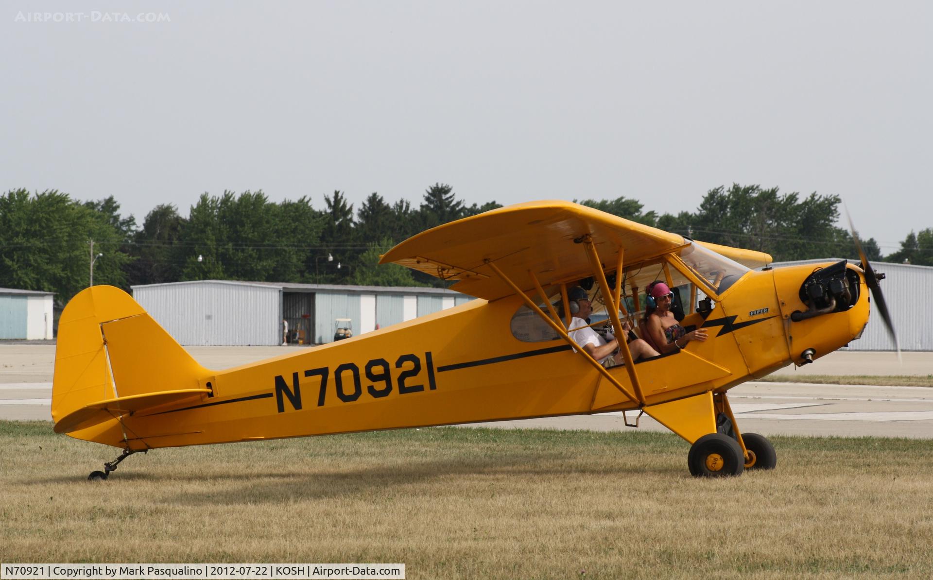 N70921, 1946 Piper J3C-65 Cub C/N 17943, Piper J3C-65