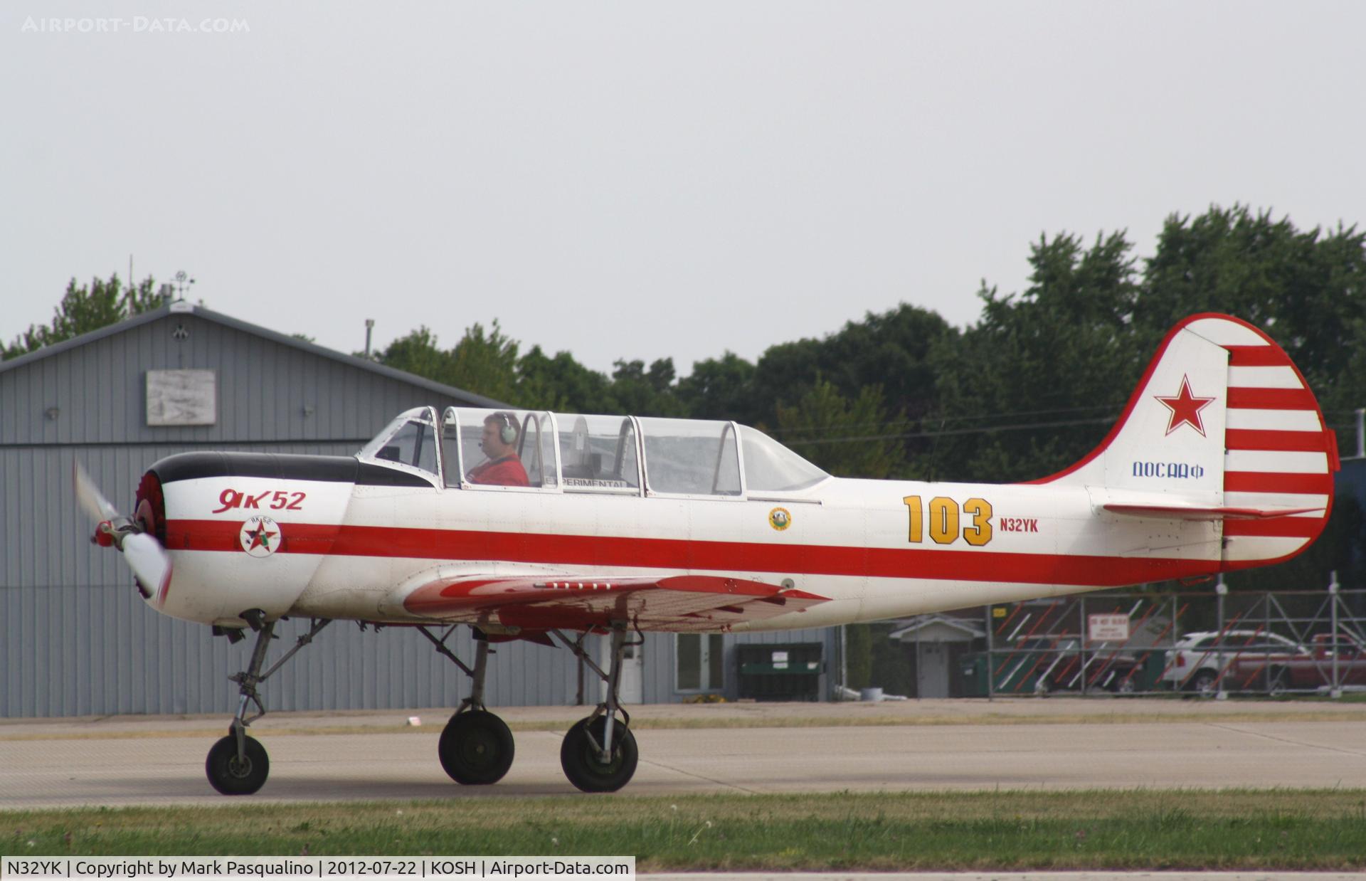 N32YK, 1986 Yakovlev Yak-52 C/N 866907, YAK 52