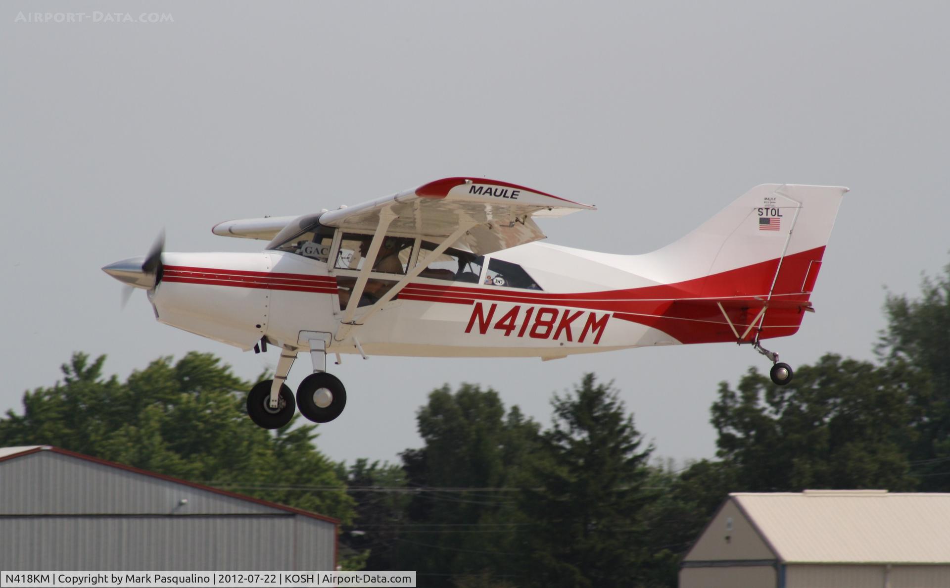 N418KM, 2002 Maule M-7-235C Orion C/N 25075C, Maule M-7-235C