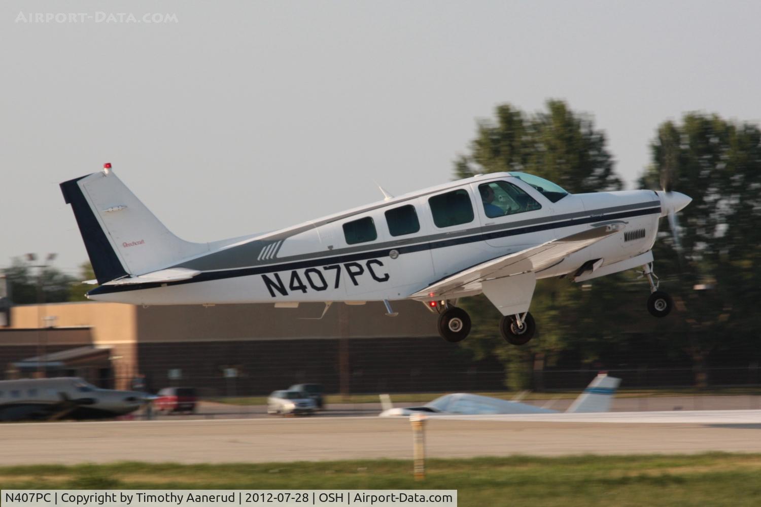 N407PC, 1996 Beech A36 Bonanza 36 C/N E-3032, 1996 Beech A36, c/n: E-3032