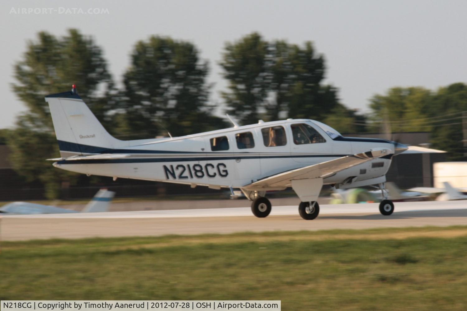 N218CG, 1980 Beech A36 Bonanza 36 C/N E-1741, 1980 Beech A36, c/n: E-1741