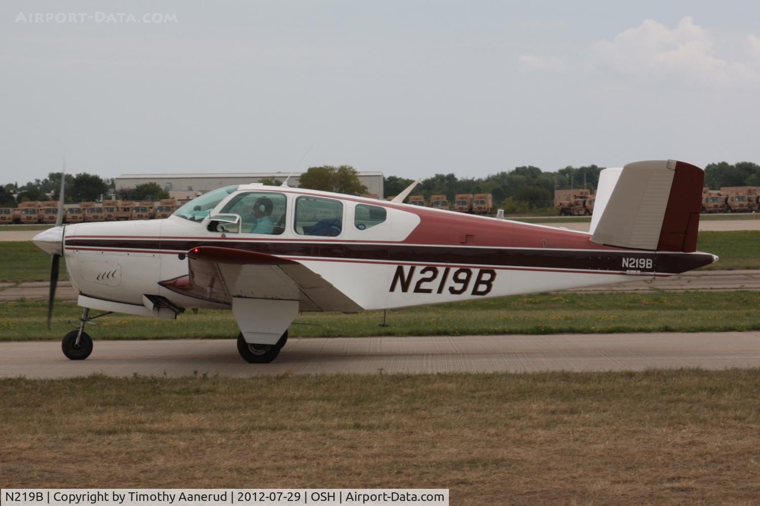 N219B, 1956 Beech G35 Bonanza C/N D-4522, 1956 Beech G35, c/n: D-4522