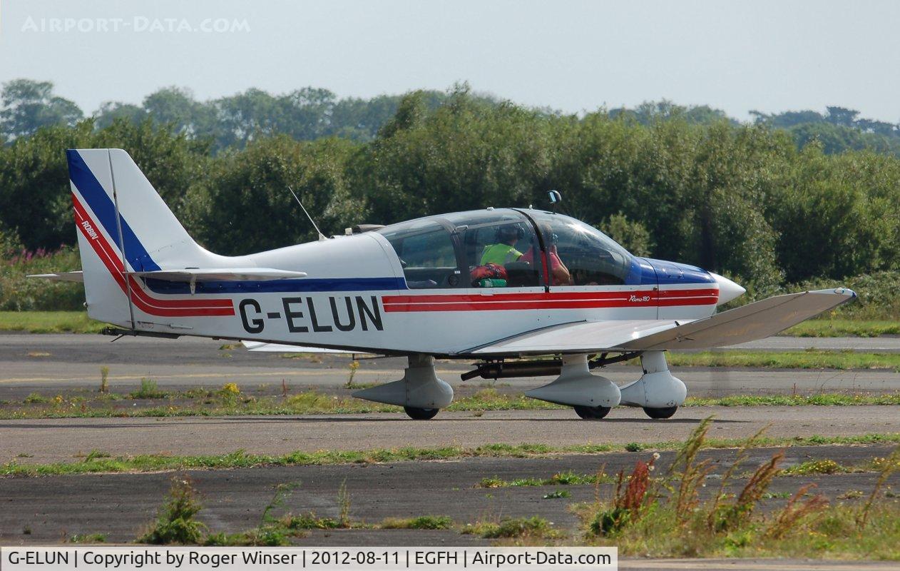 G-ELUN, 1975 Robin DR-400-180R Remorqueur Regent C/N 1102, Visiting Robin DR-400.
