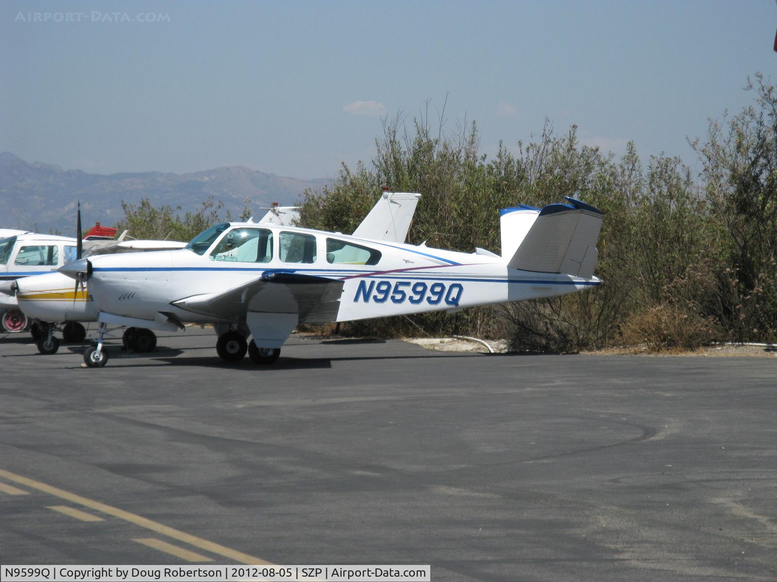 N9599Q, 1966 Beech V35 Bonanza C/N D-8221, 1966 Beech V35 BONANZA, Continental IO-520-B 285 Hp