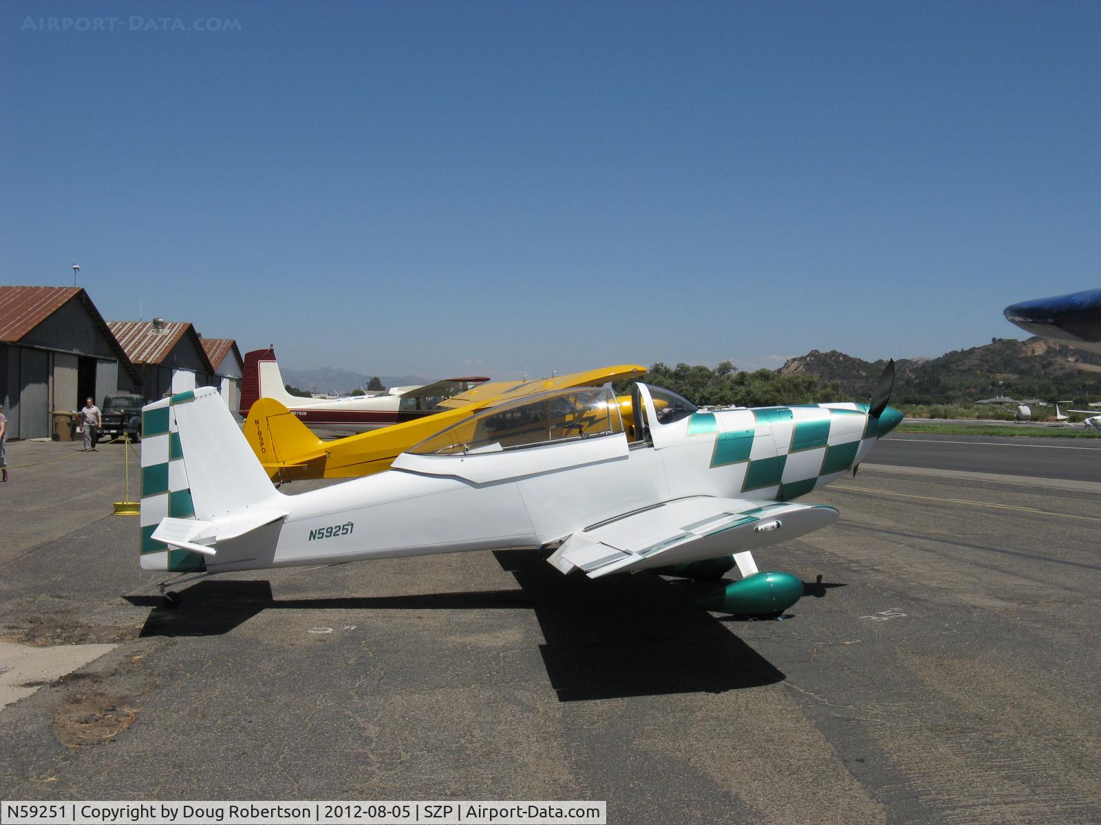 N59251, 2007 Vans RV-8 C/N 81199, 2007 Snider VAN's RV-8, Superior XP-360 180 Hp