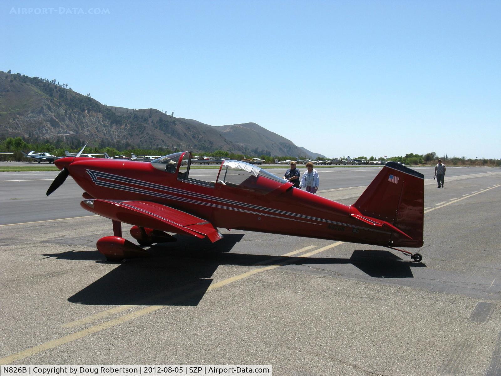N826B, 1995 Vans RV-6 C/N 22290, 1995 Newhall VAN's RV-5, Lycoming O-320 160 Hp