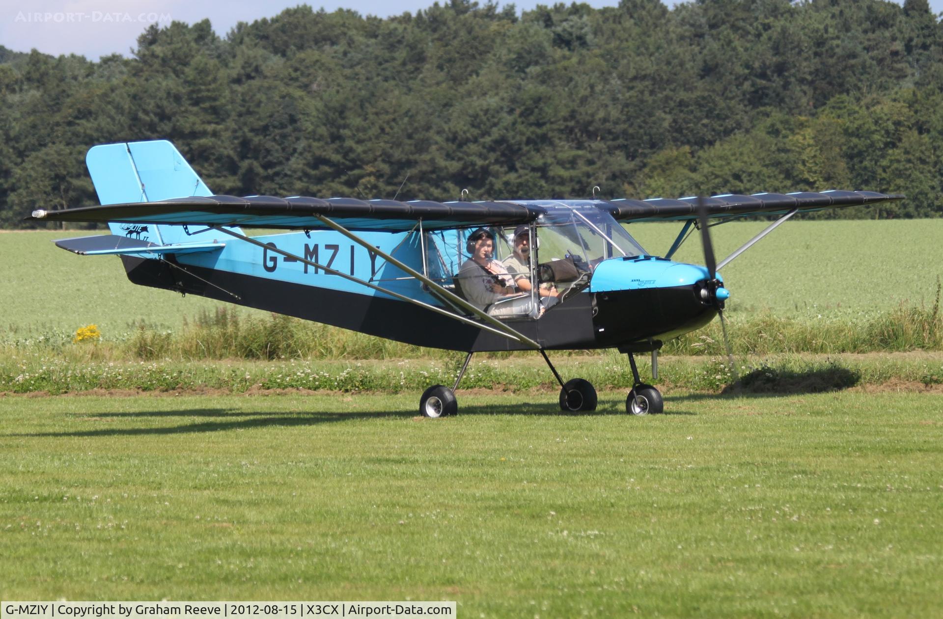 G-MZIY, 1997 Rans S-6ESD XL Coyote II C/N PFA 204-13184, Just landed.