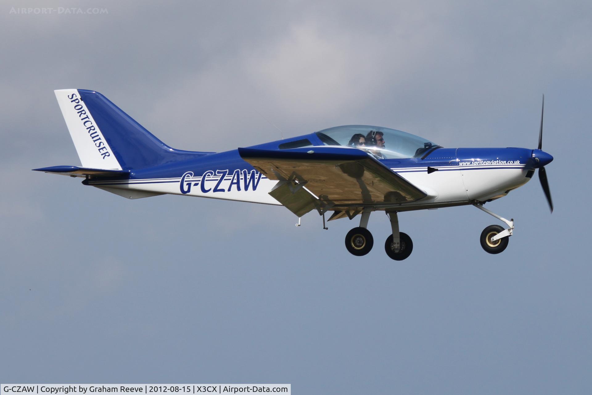G-CZAW, 2006 CZAW SportCruiser C/N PFA 338-14542, About to land.