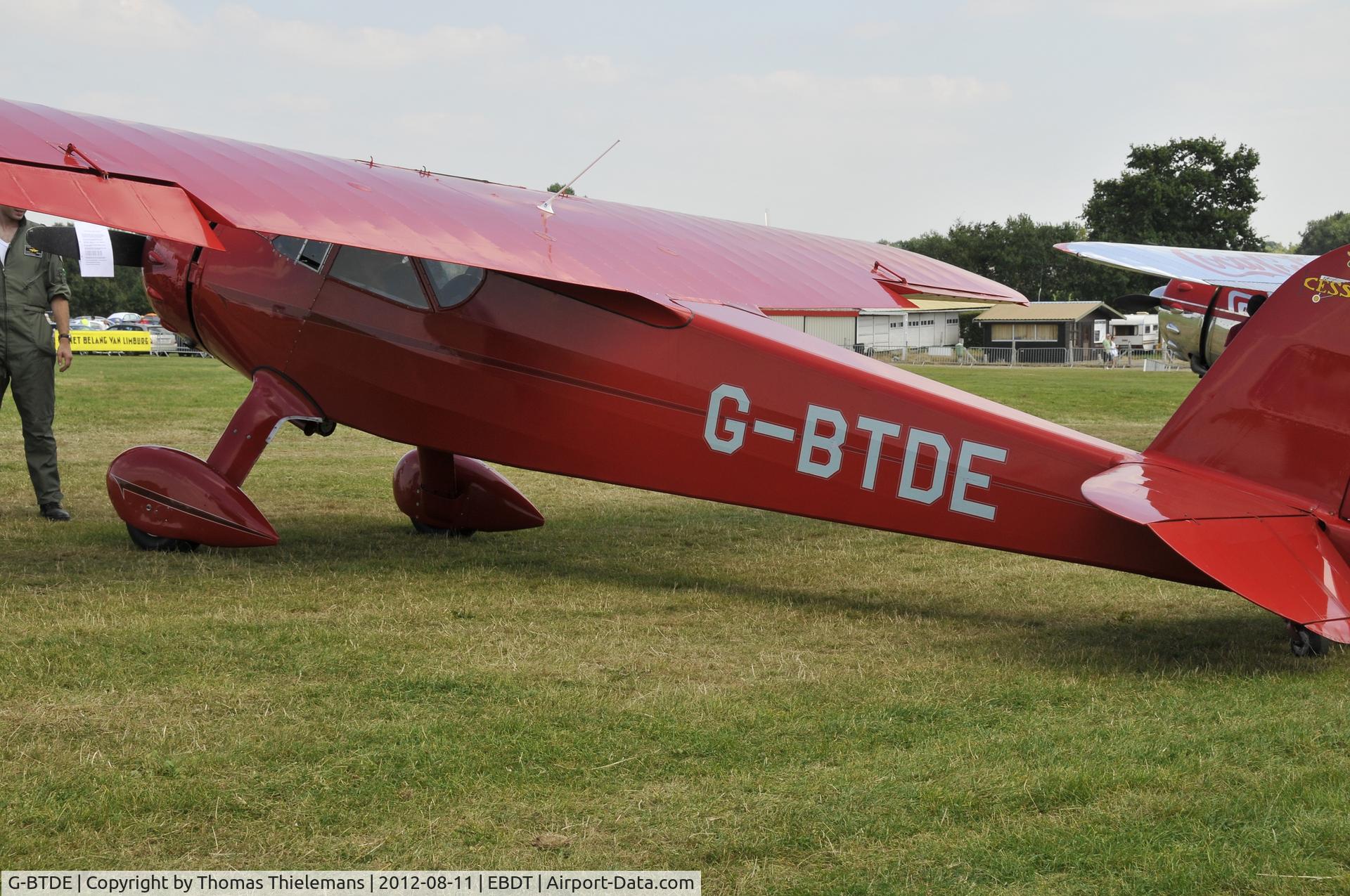 G-BTDE, 1940 Cessna C-165 Airmaster C/N 551, Fly In