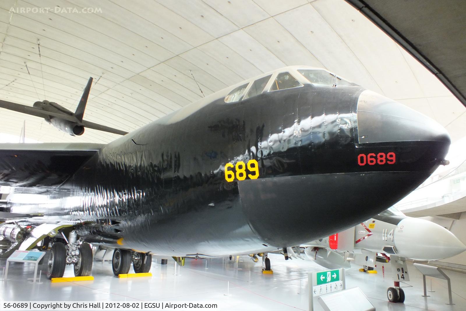 56-0689, 1956 Boeing B-52D Stratofortress C/N 464060, flew into Duxford in October 1983, Preserved in the American Air Museum, Duxford