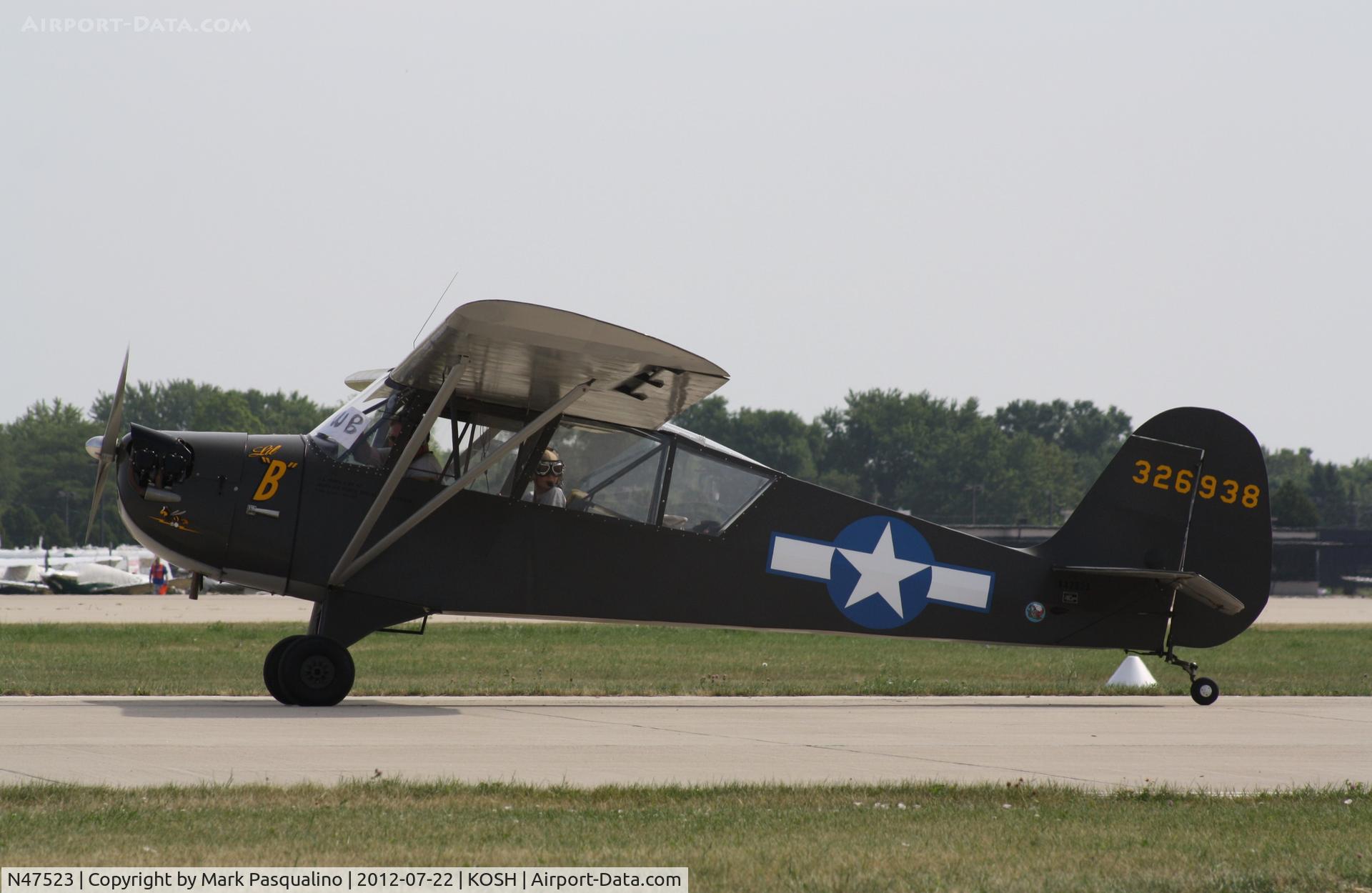 N47523, 1943 Aeronca 0-58B Grasshopper C/N 058B-10753, Aeronca O-58B