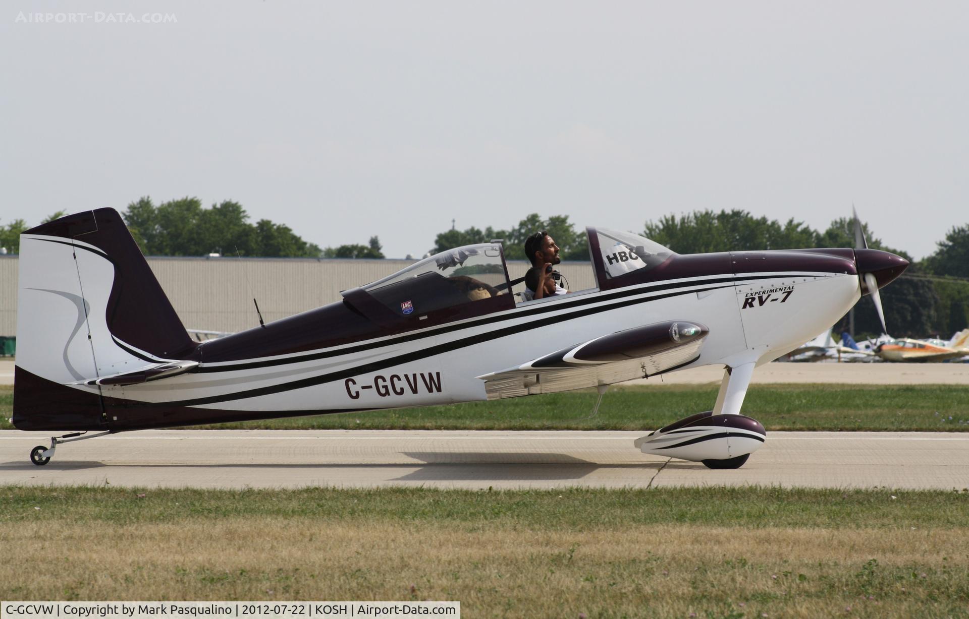 C-GCVW, 2006 Vans RV-7 C/N 71466, Vans RV-7