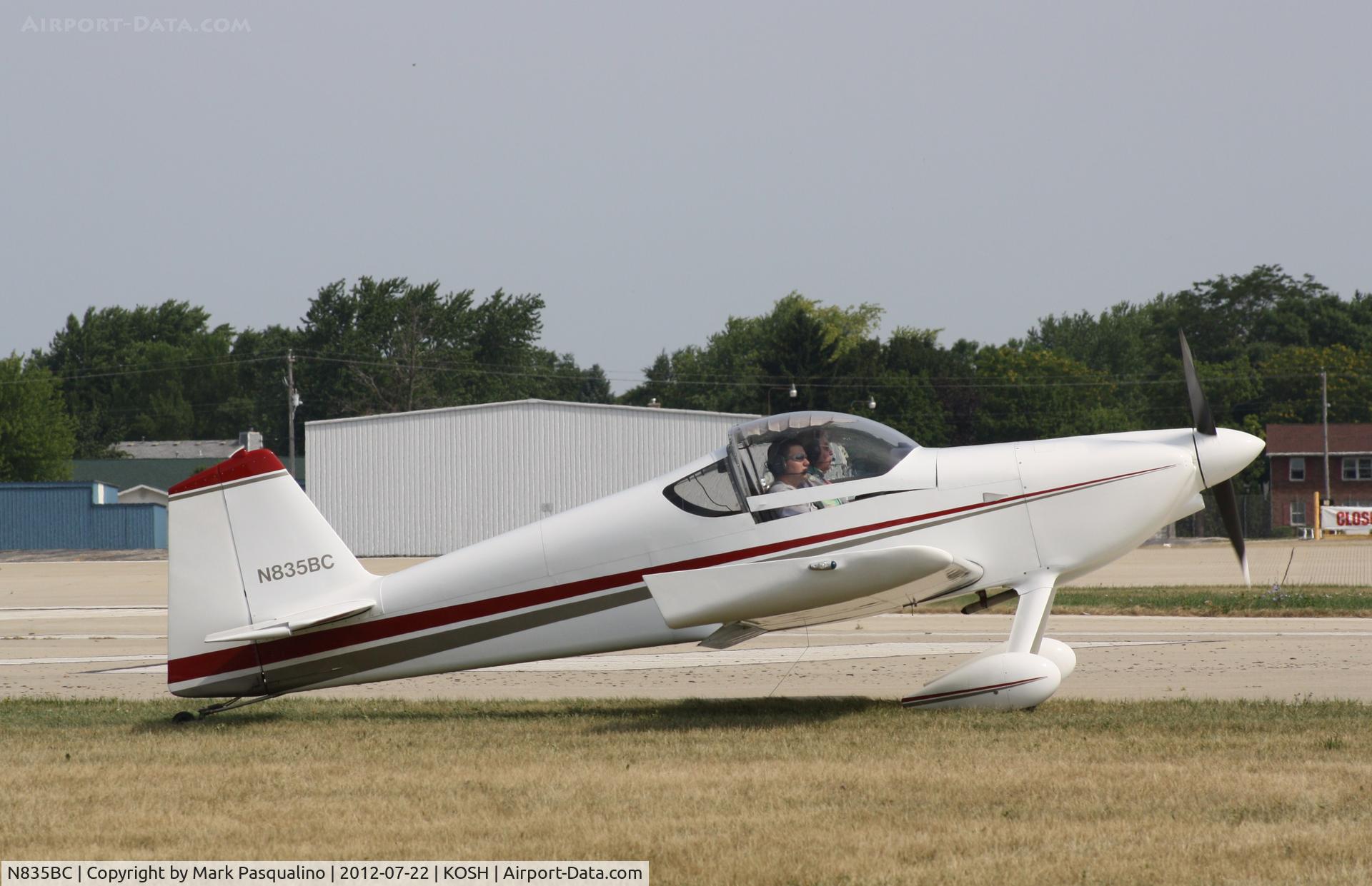 N835BC, 2005 Vans RV-6 C/N 21605, Vans RV-6