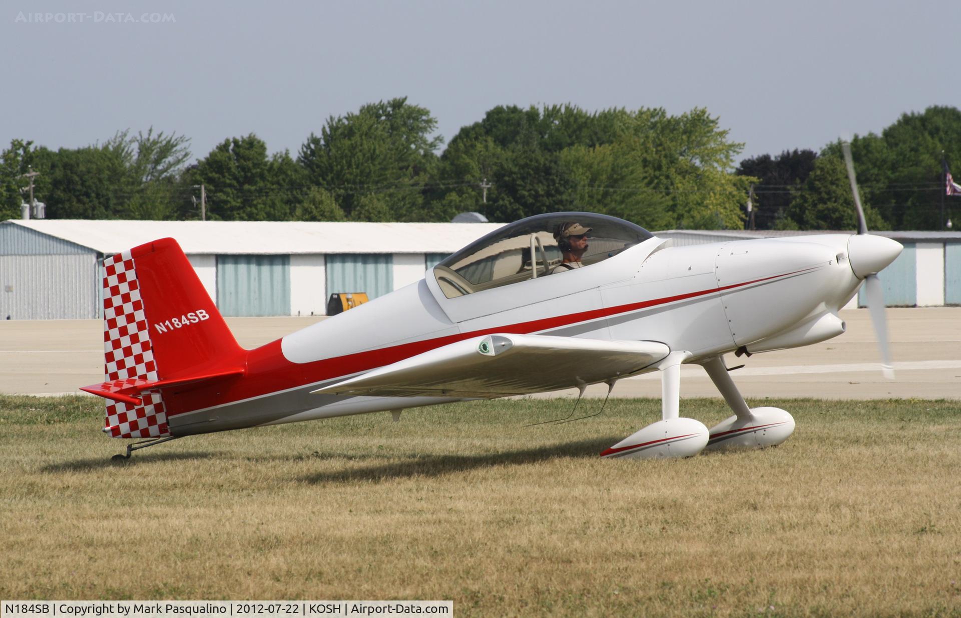N184SB, 2008 Vans RV-8 C/N 82661, Vans RV-8