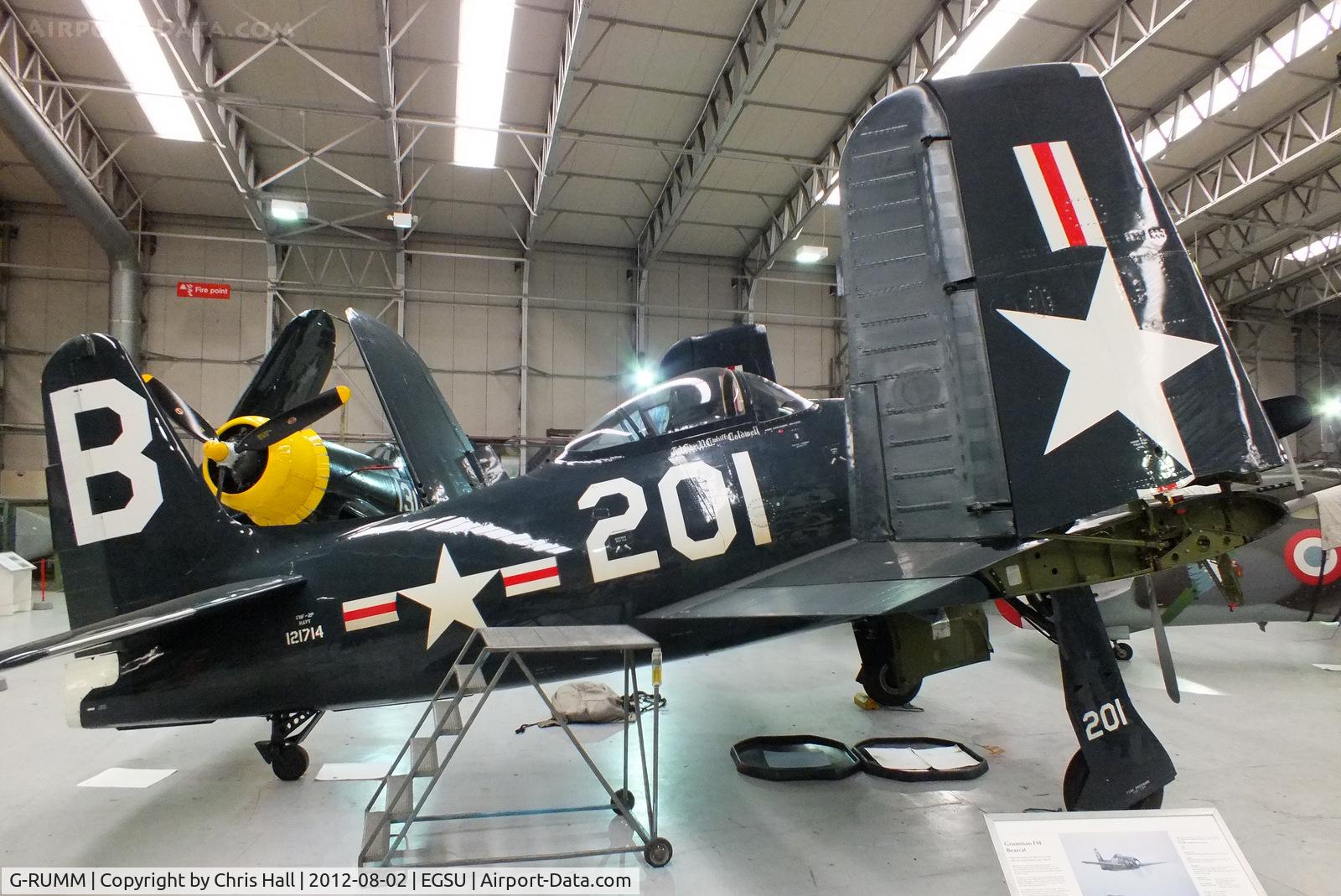 G-RUMM, 1948 Grumman F8F-2 (G58) Bearcat C/N D.1088, The Fighter Collection, Hangar 2, Imperial War Museum, Duxford