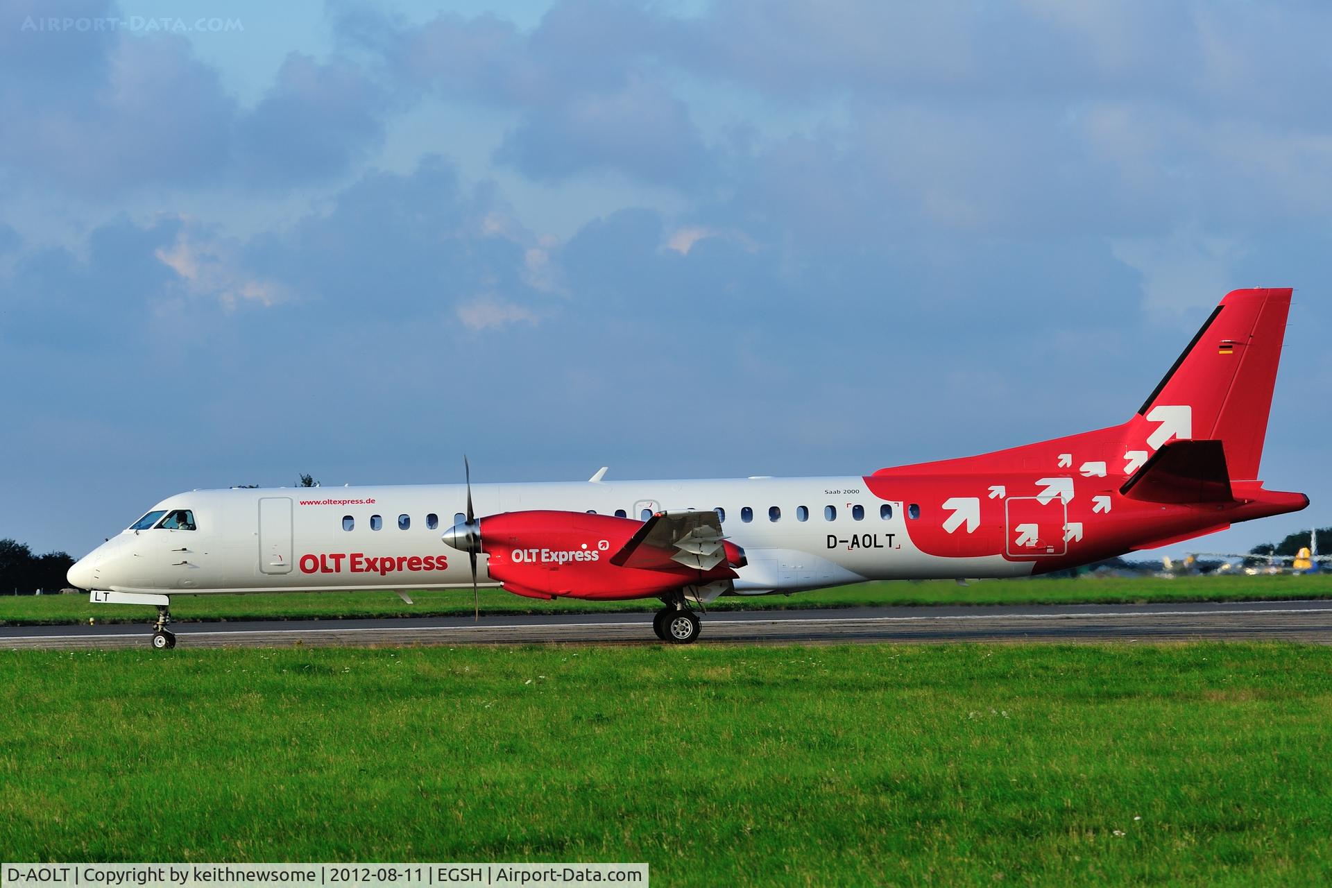 D-AOLT, 1996 Saab 2000 C/N 2000-037, Returning the victorious Borussia Monchengladbach football team to Dusseldorf.