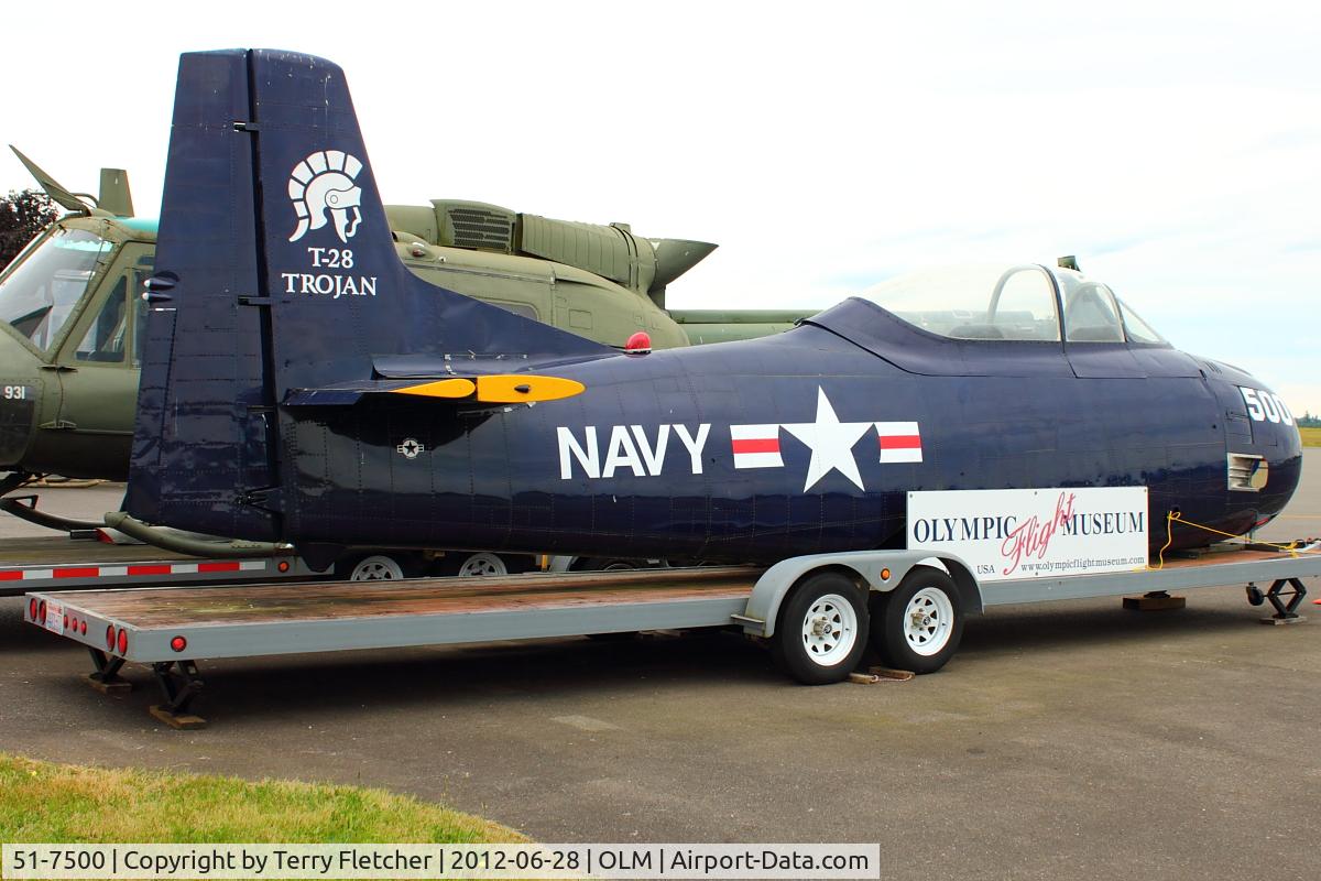 51-7500, 1951 North American T-28A Trojan C/N 174-353, 1951 North American T-28A Trojan, c/n: 174-353