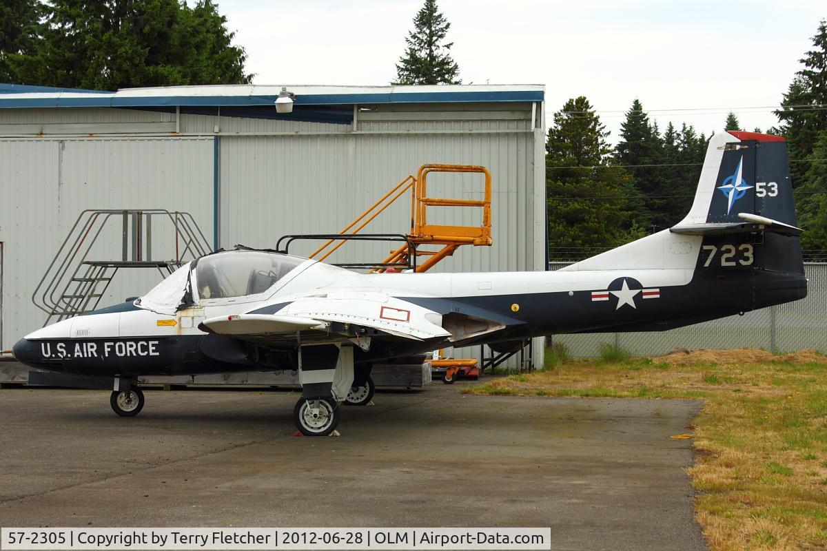 57-2305, 1957 Cessna T-37B Tweety Bird C/N 40238, 1957 Cessna T-37B Tweety Bird, c/n: 40238