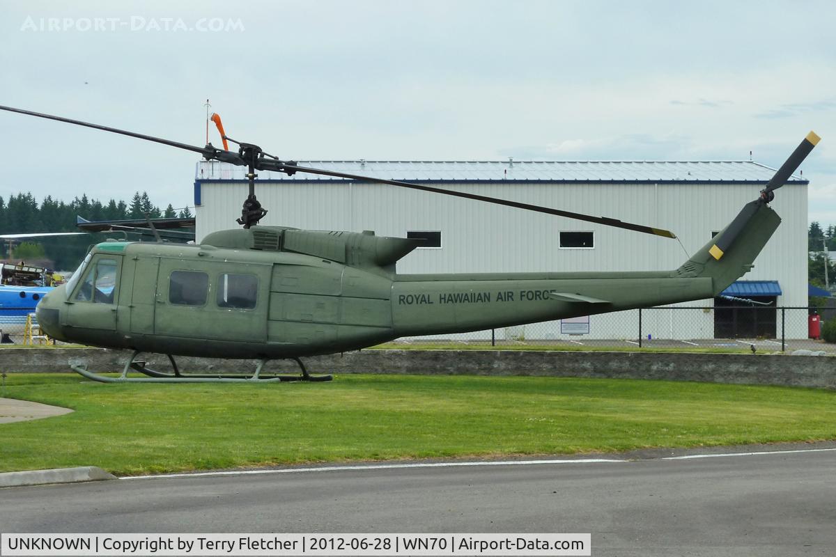 UNKNOWN, Helicopters Various C/N unknown, Preserved Helicopter with Northwest Helicopters at Olympia WA - unmarked except for ROYAL HAWAIIAN AIR FORCE titles