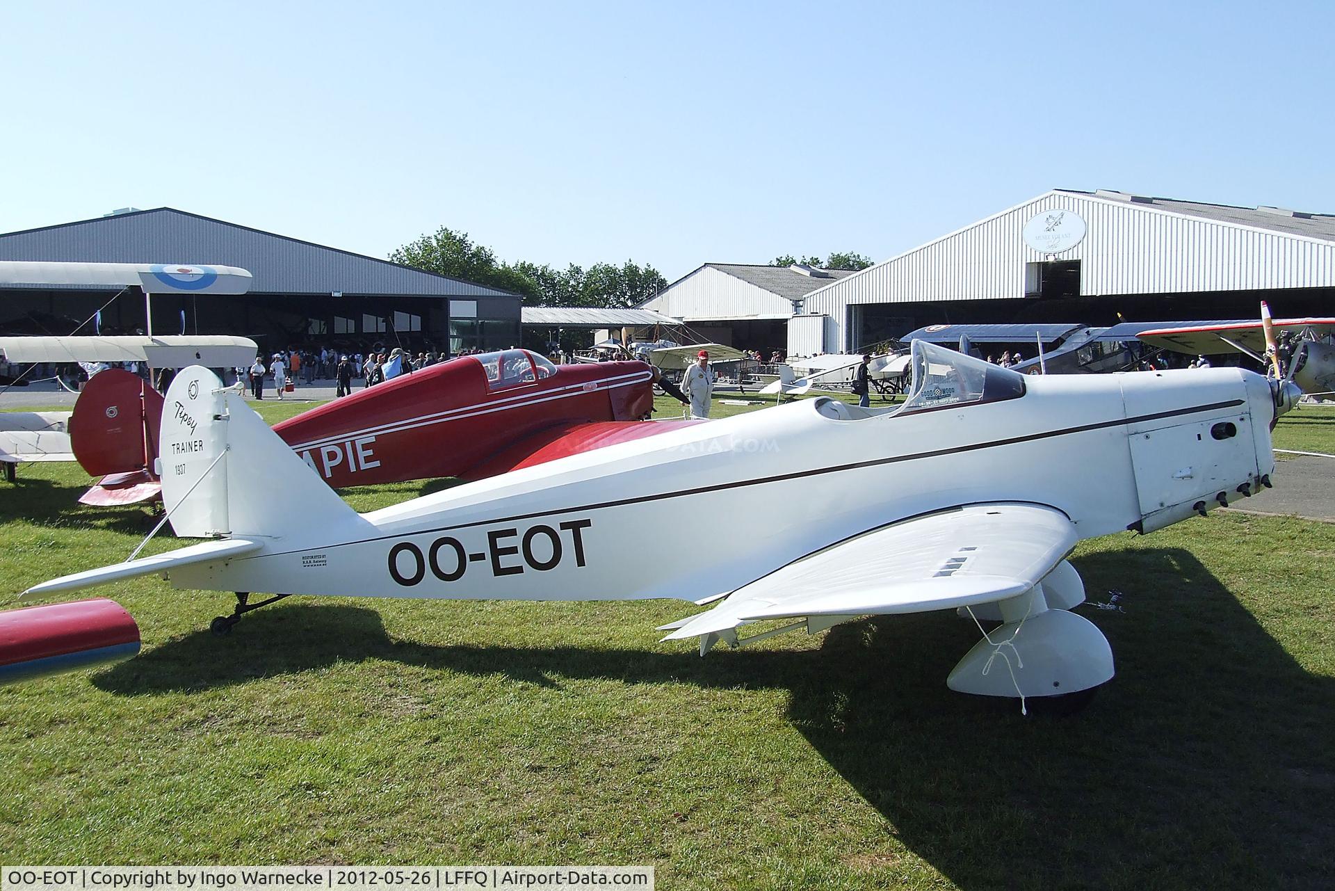 OO-EOT, 1937 Avions Fairey Tipsy B C/N 18, Tipsy Trainer 1 at the Meeting Aerien 2012, La-Ferte-Alais